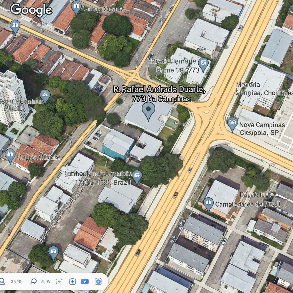 Localização Proença Veículos - R. Rafael Andrade Duarte, 773, Campinas